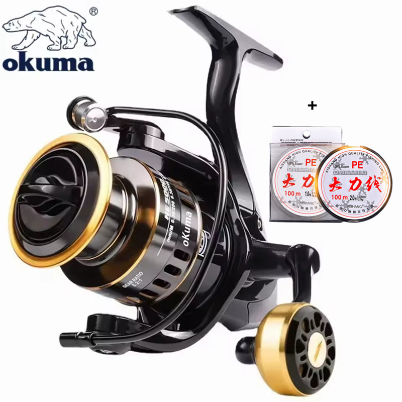Surf Reel - OKUMA NIEUWE Visreel Spinhengel Metalen Reel