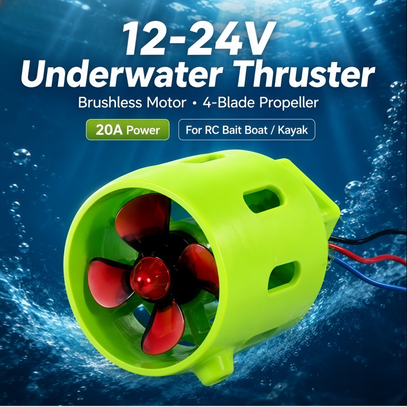Trolling Reel - 12-24V 20A Borstelloze Onderwater Thruster 4