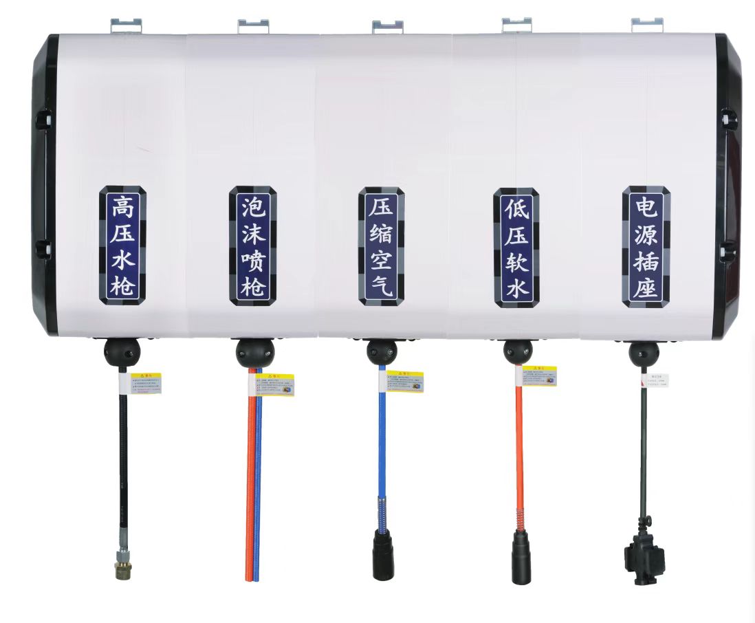 Electric Reel - Beste reinigingsset met hogedruk water-schuim elektrische