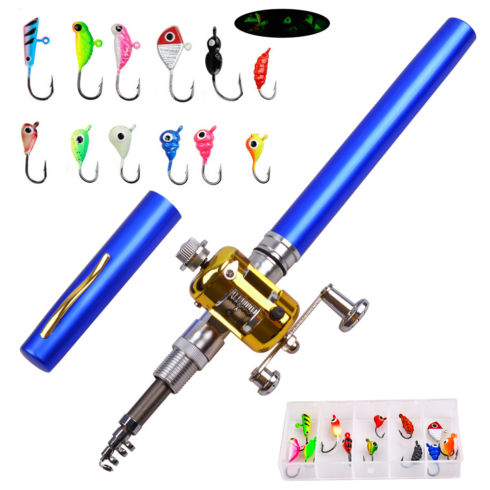 Ice Fishing Reel - Mini Ijs Hengel Combo Met 12
