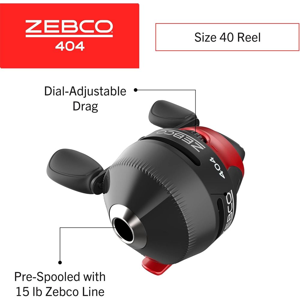 5'6 tweedelige glasvezel spinc - Spincast Reel recensie en prijs