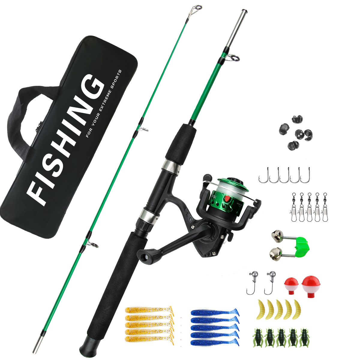 2-delige ijsvisset voor beginn - Ice Fishing Reel recensie en prijs