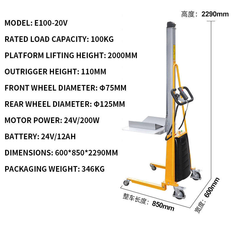 Elektrische lichte pallettruck - Electric Reel recensie en prijs