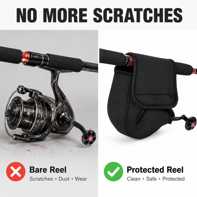 Beschermende tas voor vismolen - Spincast Reel recensie en prijs