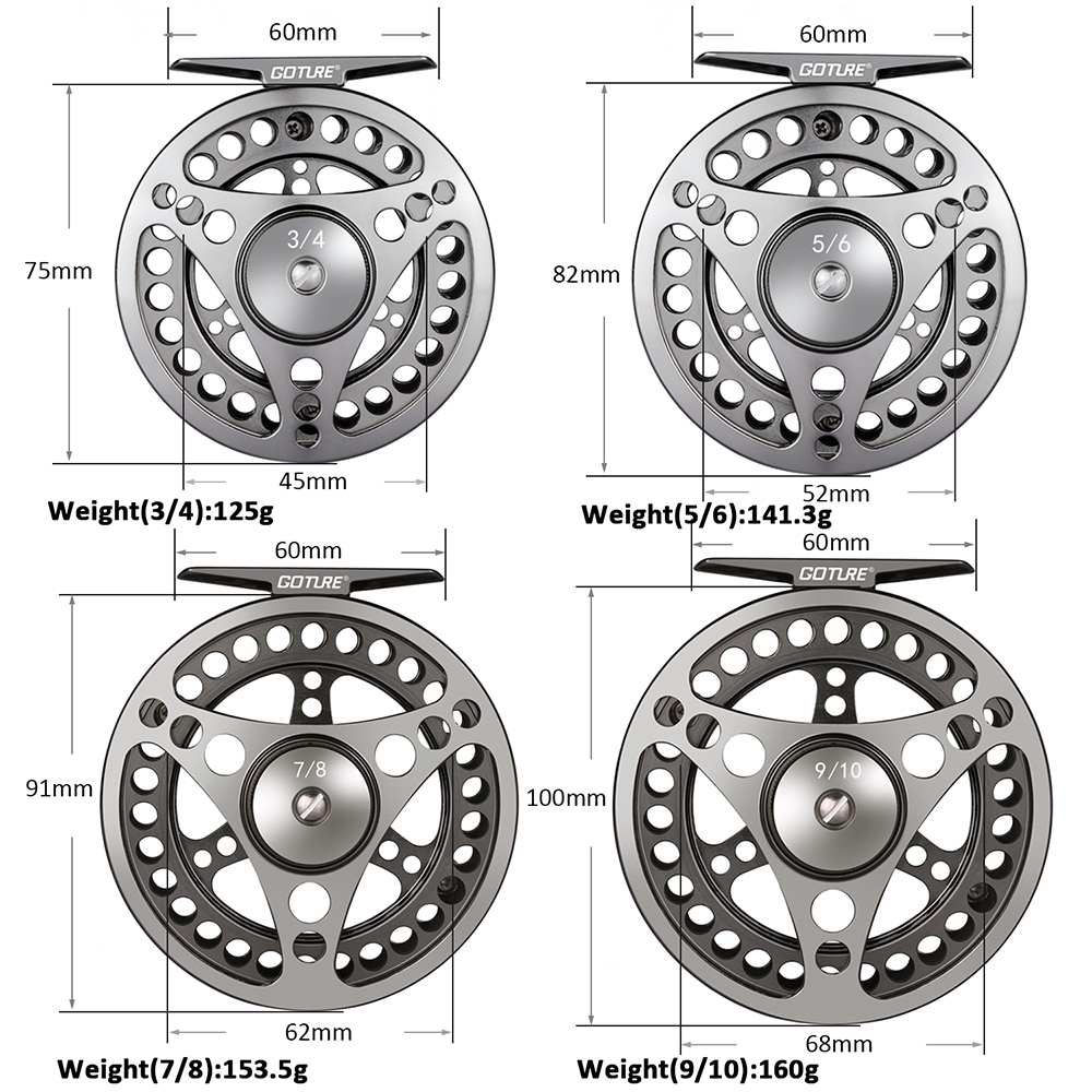 Goture Vliegvismolen Grote Arb - Reel Spare Spool recensie en prijs