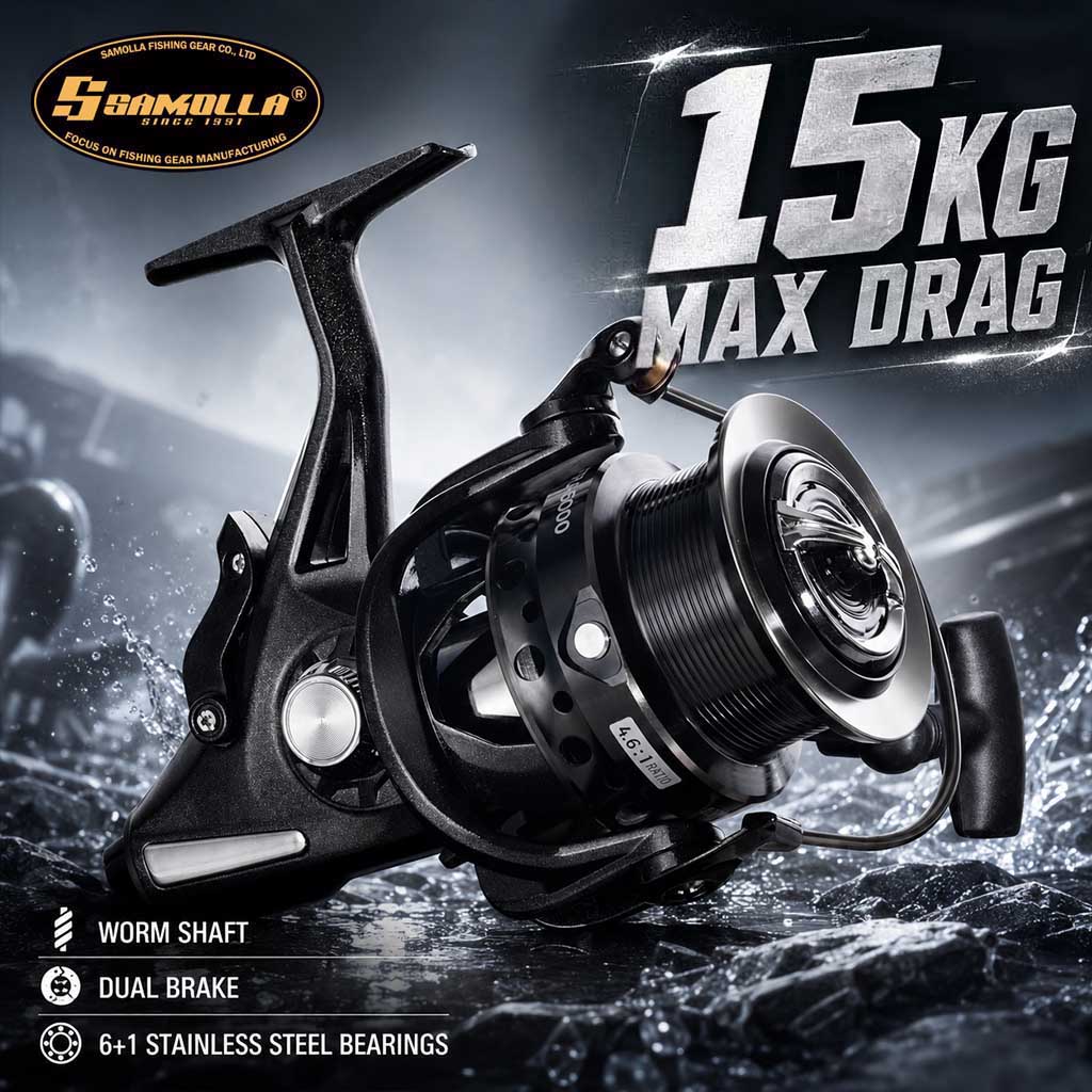 SAMOLLA Dual Brake Spinning Re - Reel Drag Knob recensie en prijs