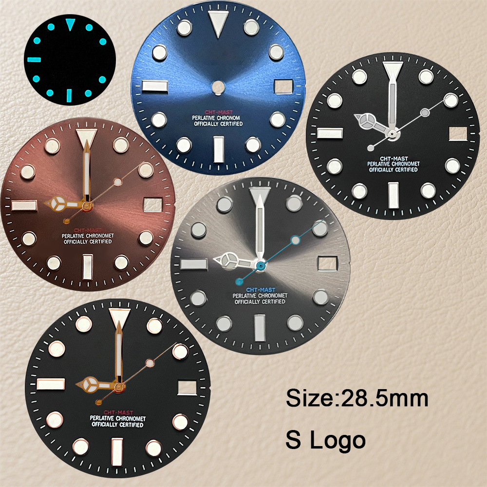 28,5 mm S-logo Sunburst wijzer - Reel Case recensie en prijs